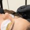 Baguettes de mascara utilisées dans un salon de beauté